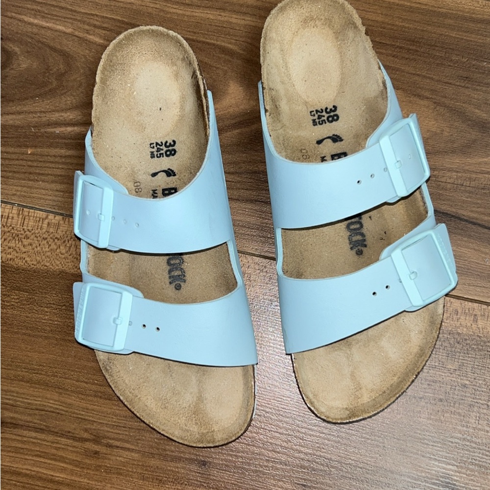 Birkenstock Surf Green Footbed Sandals